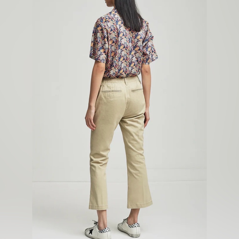 R13 kick flair chinos